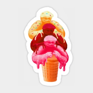 I scream! Sticker